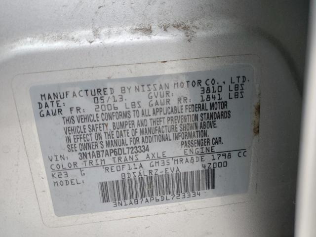 Продаж на аукціоні авто 2013 Nissan Sentra S, vin: 3N1AB7AP6DL723334, номер лоту: 42648244