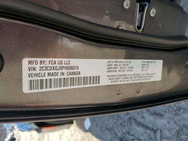 Продаж на аукціоні авто 2023 Dodge Charger Scat Pack, vin: 2C3CDXGJ0PH506074, номер лоту: 42886554