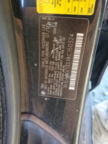 2008 Bmw 528 Xi მანქანა იყიდება აუქციონზე, vin: WBANV13518C150324, აუქციონის ნომერი: 43118904