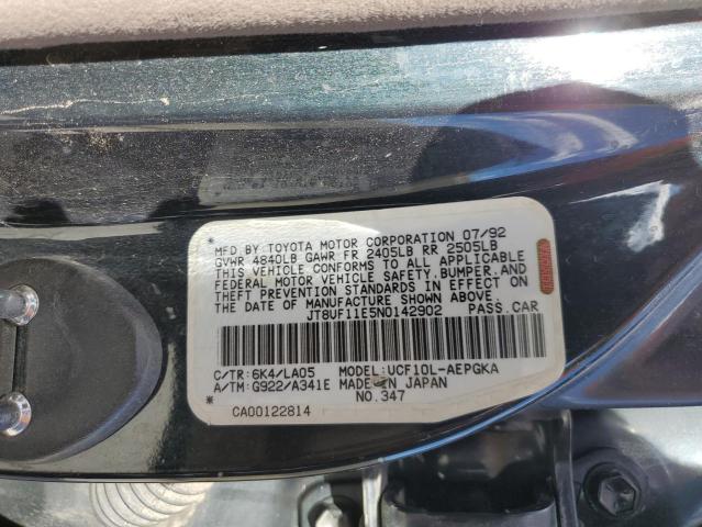 Aukcja sprzedaży 1992 Lexus Ls 400, vin: JT8UF11E5N0142902, numer aukcji: 44587234