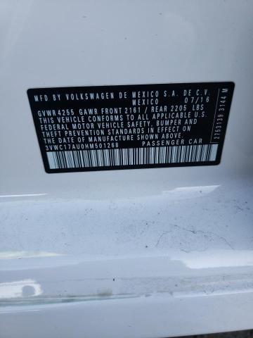 Aukcja sprzedaży 2017 Volkswagen Golf Sport, vin: 3VWC17AU0HM501268, numer aukcji: 43735204