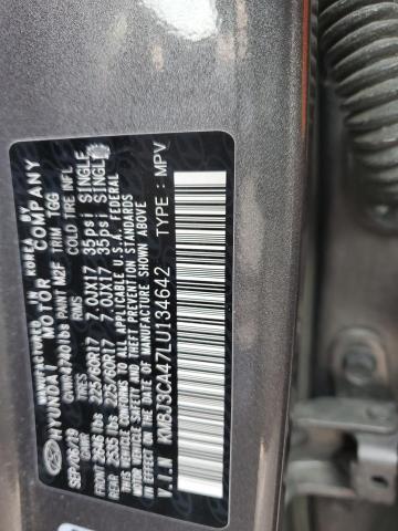 Продажа на аукционе авто 2020 Hyundai Tucson Limited, vin: KM8J3CA47LU134642, номер лота: 43510314