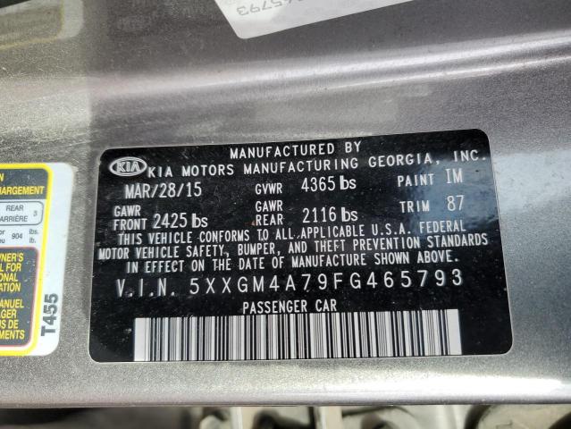Aukcja sprzedaży 2015 Kia Optima Lx, vin: 5XXGM4A79FG465793, numer aukcji: 42494474