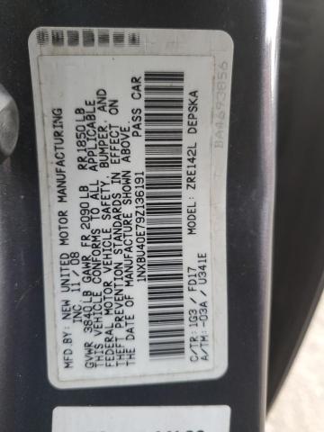42149884 :رقم المزاد ، 1NXBU40E79Z136191 vin ، 2009 Toyota Corolla Base مزاد بيع