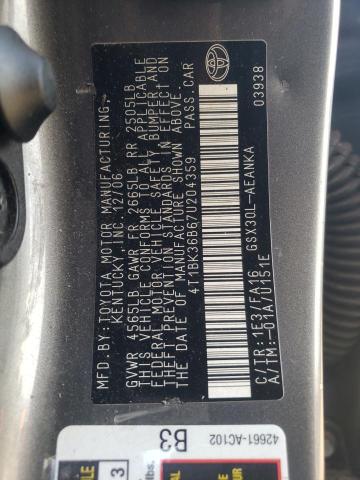 Aukcja sprzedaży 2007 Toyota Avalon Xl, vin: 4T1BK36B67U204359, numer aukcji: 43017724