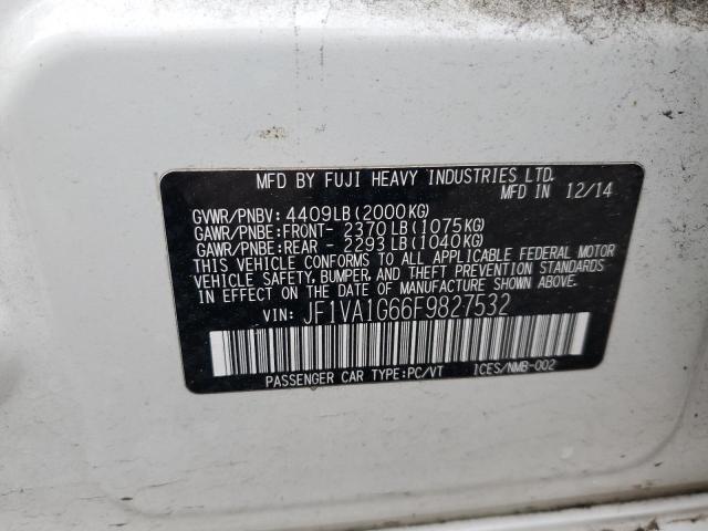 Продажа на аукционе авто 2015 Subaru Wrx Limited, vin: JF1VA1G66F9827532, номер лота: 43747914