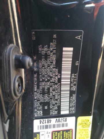 41675934 :رقم المزاد ، 5TDYK3DC1ES462476 vin ، 2014 Toyota Sienna Xle مزاد بيع