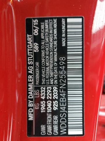 Aukcja sprzedaży 2015 Mercedes-benz Cla 250, vin: WDDSJ4EB4FN255498, numer aukcji: 43660744