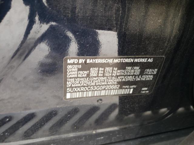Aukcja sprzedaży 2016 Bmw X5 Xdrive35i, vin: 5UXKR0C53G0P20682, numer aukcji: 43559794