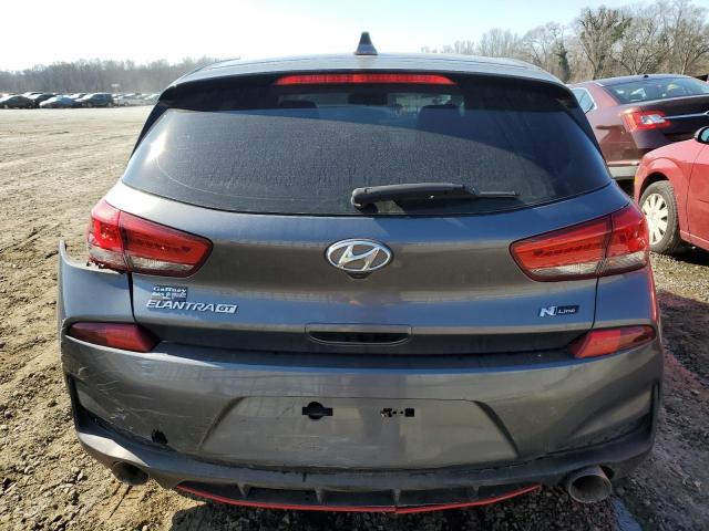 2019 Hyundai Elantra Gt N Line მანქანა იყიდება აუქციონზე, vin: KMHH55LC7KU095512, აუქციონის ნომერი: 43678554