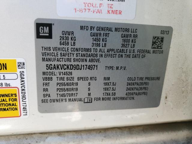 Aukcja sprzedaży 2013 Buick Enclave, vin: 5GAKVCKD9DJ174971, numer aukcji: 42982784