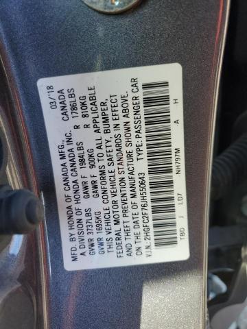 Aukcja sprzedaży 2018 Honda Civic Ex, vin: 2HGFC2F76JH550643, numer aukcji: 44664584