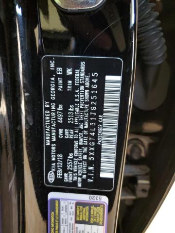 2018 Kia Optima Lx მანქანა იყიდება აუქციონზე, vin: 5XXGT4L31JG251645, აუქციონის ნომერი: 43873664