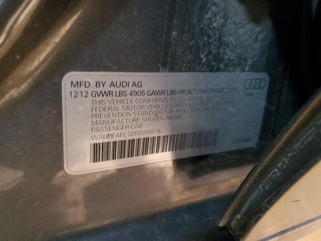Aukcja sprzedaży 2013 Audi A4 Premium, vin: WAUBFAFL1DN034016, numer aukcji: 44780924