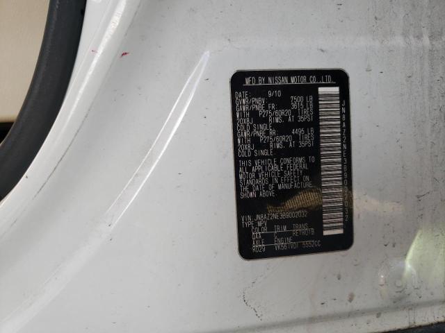 Aukcja sprzedaży 2011 Infiniti Qx56, vin: JN8AZ2NE3B9002032, numer aukcji: 43824464