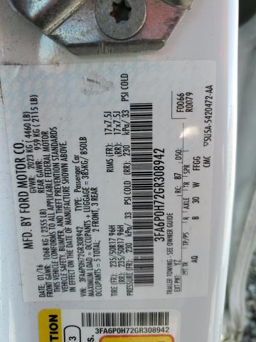 Aukcja sprzedaży 2016 Ford Fusion Se, vin: 3FA6P0H72GR308942, numer aukcji: 43574604