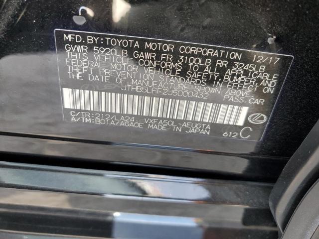 2018 Lexus Ls 500 მანქანა იყიდება აუქციონზე, vin: JTHB5LFF2J5000432, აუქციონის ნომერი: 43351234