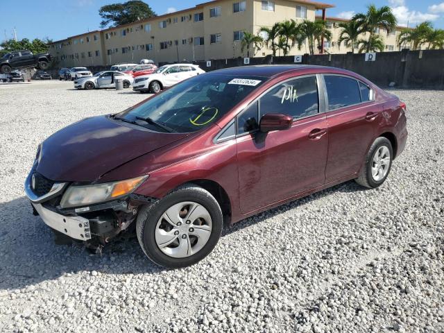 Aukcja sprzedaży 2014 Honda Civic Lx, vin: 19XFB2F58EE008929, numer aukcji: 43372634