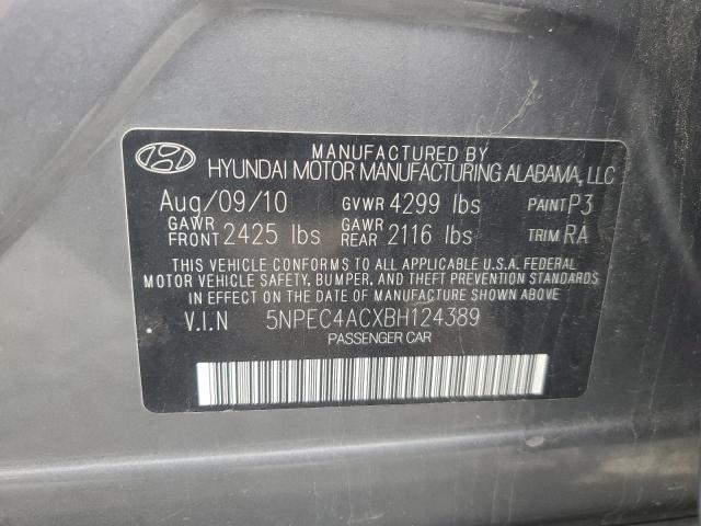 Продажа на аукционе авто 2011 Hyundai Sonata Se, vin: 5NPEC4ACXBH124389, номер лота: 44705034