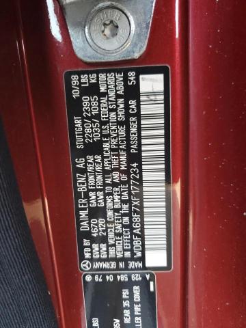 Продаж на аукціоні авто 1999 Mercedes-benz Sl 500, vin: WDBFA68F7XF177234, номер лоту: 44071614
