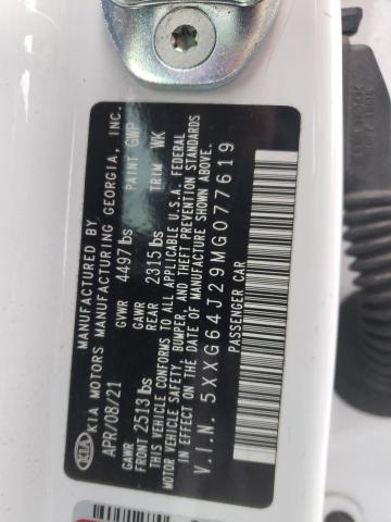 Aukcja sprzedaży 2021 Kia K5 Gt Line, vin: 5XXG64J29MG077619, numer aukcji: 44607374