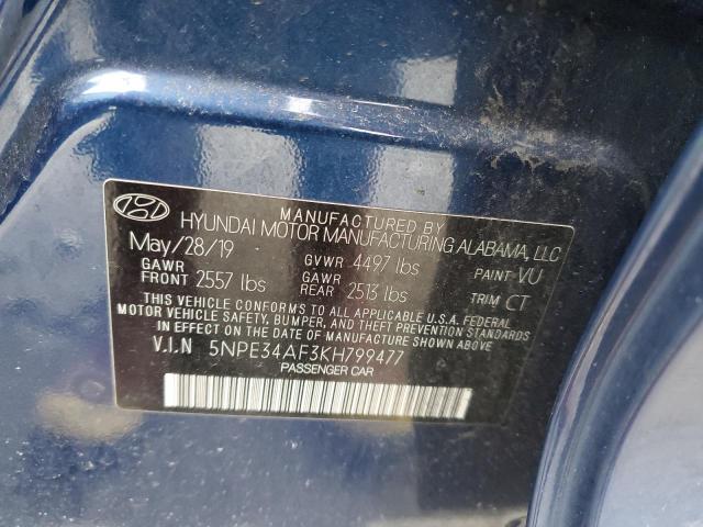 Продаж на аукціоні авто 2019 Hyundai Sonata Limited, vin: 5NPE34AF3KH799477, номер лоту: 40629574