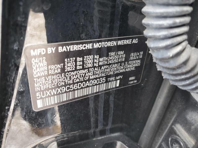 2013 Bmw X3 Xdrive28i მანქანა იყიდება აუქციონზე, vin: 5UXWX9C56D0A09035, აუქციონის ნომერი: 43202254