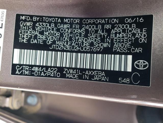 Продажа на аукционе авто 2017 Toyota Prius V, vin: JTDZN3EU2HJ057697, номер лота: 42137754