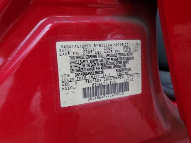 Aukcja sprzedaży 2012 Nissan Sentra 2.0, vin: 3N1AB6AP6CL659210, numer aukcji: 44997354