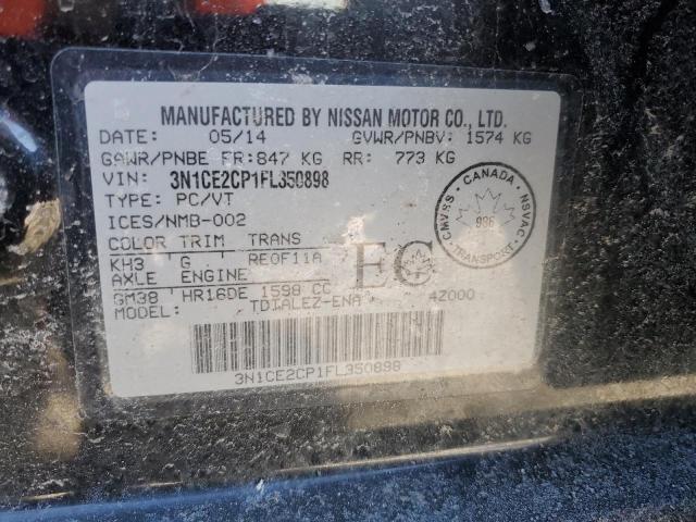 Aukcja sprzedaży 2015 Nissan Versa Note, vin: 3N1CE2CP1FL350898, numer aukcji: 42295864