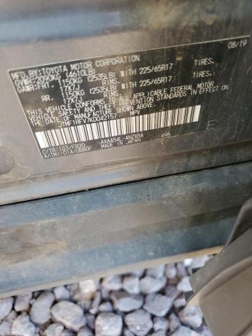 Aukcja sprzedaży 2019 Toyota Rav4 Le, vin: JTMF1RFV7KD042157, numer aukcji: 43968284