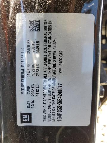 Aukcja sprzedaży 2014 Buick Verano, vin: 1G4PS5SK5E4240077, numer aukcji: 43916394