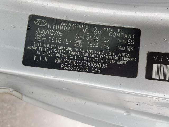 Aukcja sprzedaży 2007 Hyundai Accent Se, vin: KMHCN36CX7U009899, numer aukcji: 44625214