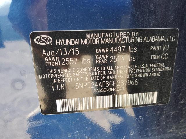 Aukcja sprzedaży 2016 Hyundai Sonata Se, vin: 5NPE24AF8GH287966, numer aukcji: 43678234