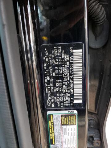 Продажа на аукционе авто 2017 Hyundai Santa Fe Se, vin: KM8SM4HF1HU177105, номер лота: 41726494