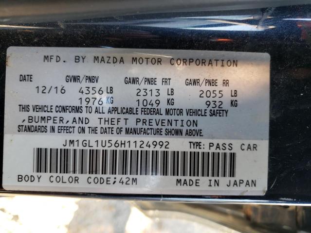 Aukcja sprzedaży 2017 Mazda 6 Sport, vin: JM1GL1U56H1124992, numer aukcji: 42800274