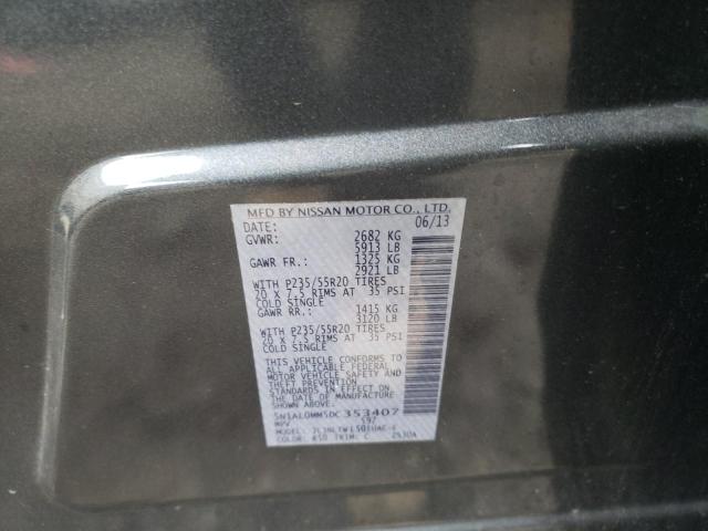 2013 Infiniti Jx35 მანქანა იყიდება აუქციონზე, vin: 5N1AL0MM5DC353407, აუქციონის ნომერი: 42217804