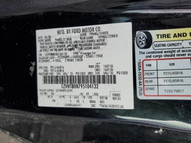 Aukcja sprzedaży 2009 Ford Mustang, vin: 1ZVHT80N795104132, numer aukcji: 43533484