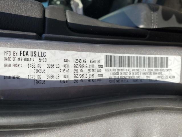 Продаж на аукціоні авто 2019 Jeep Grand Cherokee Limited, vin: 1C4RJFBG8KC787976, номер лоту: 43367414