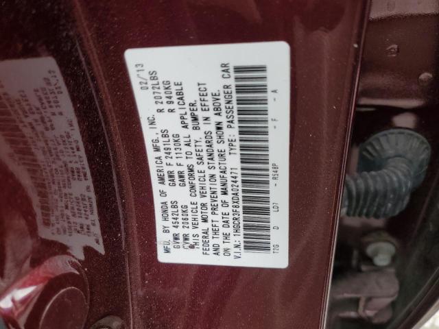 Aukcja sprzedaży 2013 Honda Accord Exl, vin: 1HGCR3F8XDA024471, numer aukcji: 43765174