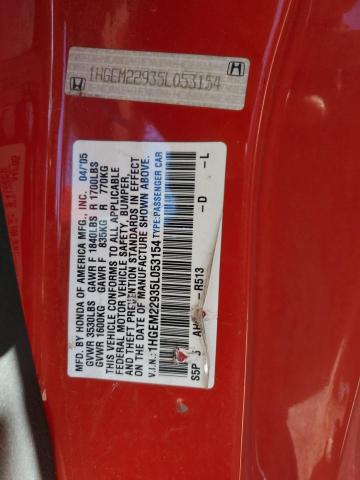 Aukcja sprzedaży 2005 Honda Civic Ex, vin: 1HGEM22935L053154, numer aukcji: 39126964