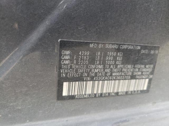 Продаж на аукціоні авто 2019 Subaru Impreza Premium, vin: 4S3GKAC62K3603709, номер лоту: 42779854