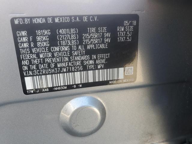 Aukcja sprzedaży 2018 Honda Hr-v Lx, vin: 3CZRU5H37JM718256, numer aukcji: 43349584