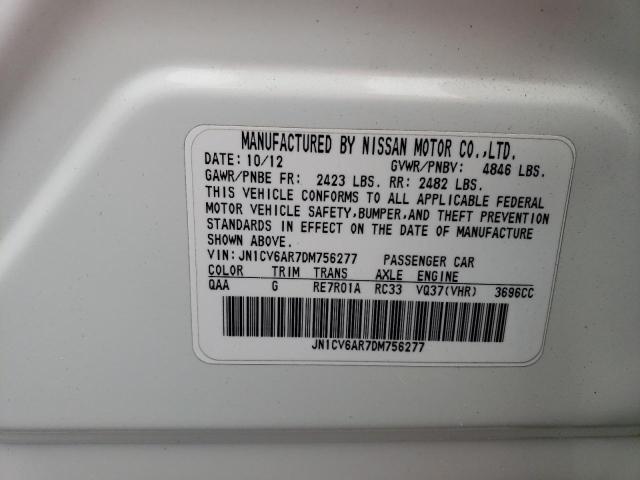 Продажа на аукционе авто 2013 Infiniti G37, vin: JN1CV6AR7DM756277, номер лота: 43806734