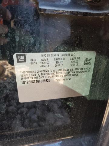 44518874 :رقم المزاد ، 1G1ZB5ST1GF359329 vin ، 2015 Chevrolet Malibu Ls مزاد بيع
