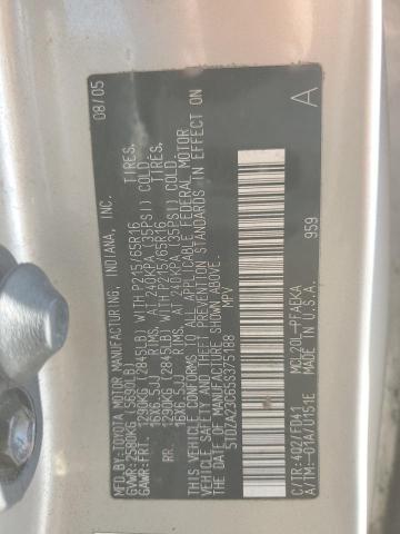 Aukcja sprzedaży 2005 Toyota Sienna Ce, vin: 5TDZA23C65S375188, numer aukcji: 43865384