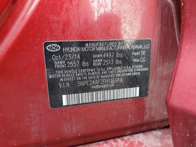 Продаж на аукціоні авто 2015 Hyundai Sonata Se, vin: 5NPE24AF2FH116919, номер лоту: 43021574
