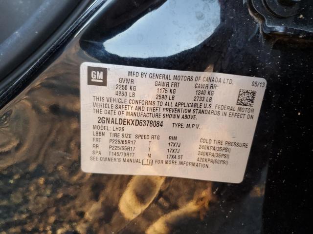 Продажа на аукционе авто 2013 Chevrolet Equinox Lt, vin: 2GNALDEKXD6378084, номер лота: 43761094