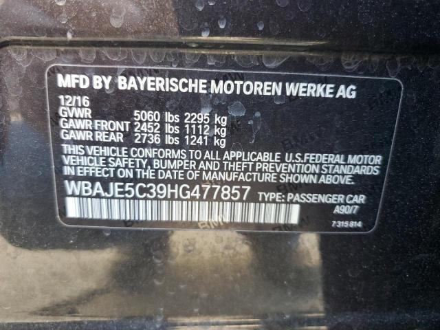 Aukcja sprzedaży 2017 Bmw 540 I, vin: WBAJE5C39HG477857, numer aukcji: 43298254