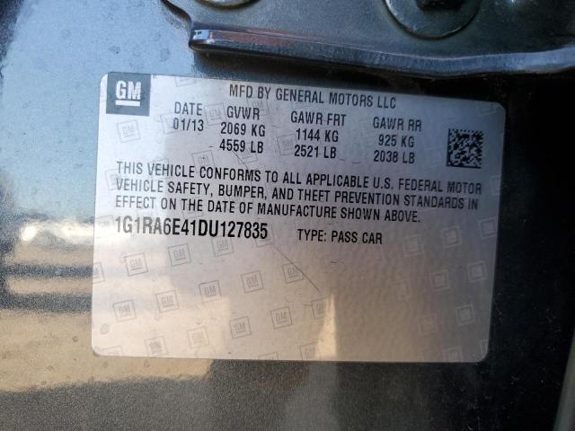 Продаж на аукціоні авто 2013 Chevrolet Volt, vin: 1G1RA6E41DU127835, номер лоту: 43347714